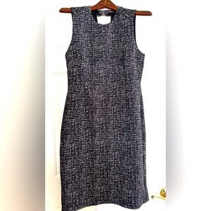 J McLaughlin Barry Sheath Dress Sleeveless Stretch Scuba Large